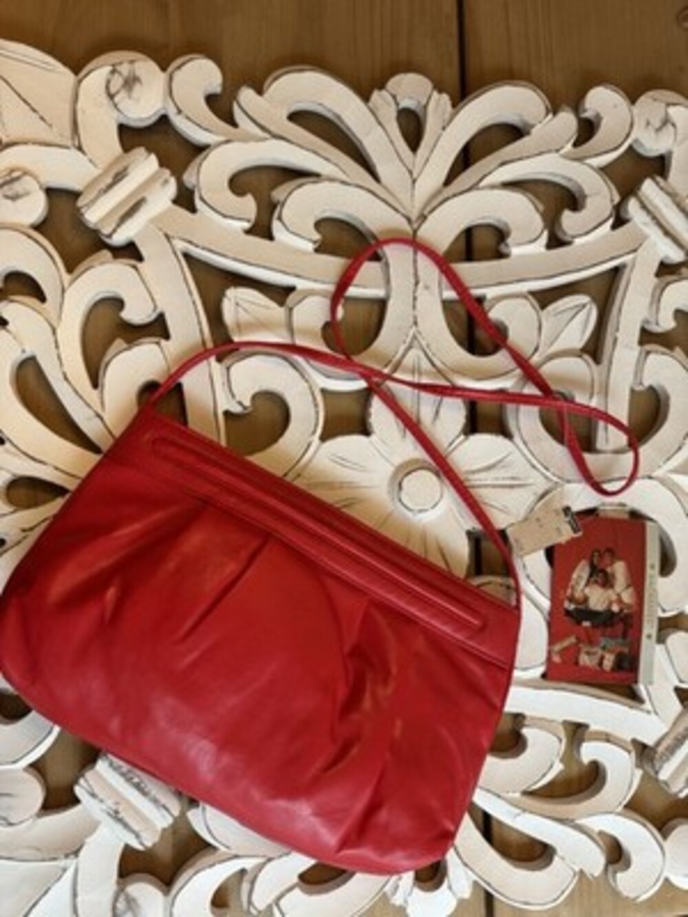 Vintage NWT Red Bag Mates Brand Purse, 80s/90s Style